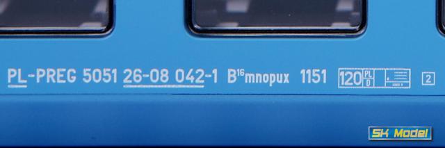 Wagon osobowy 2 kl B<sup>16</sup>mnopux (Piko 97036)
